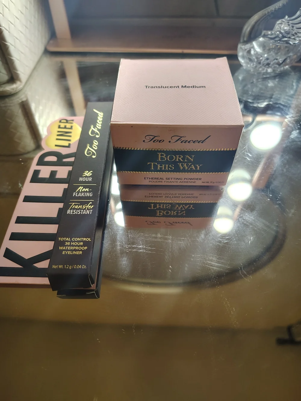🆕⭐Too Faced Born This Way Translucent Medium And Killer eyeliner Espresso